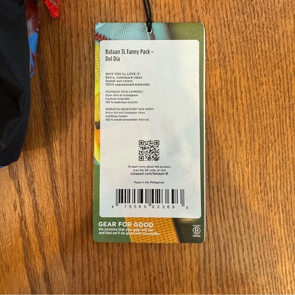 New Cotopaxi Bataan 3L Del Dia BRANDED GRIFFIN CAPITAL Waist Bag Fanny Pack - Picture 11 of 11